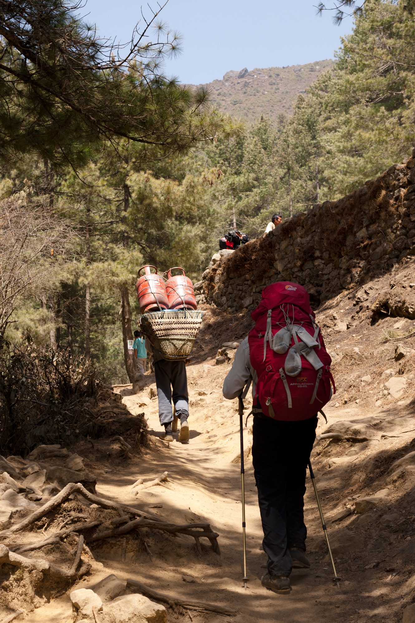 Approaching Namche