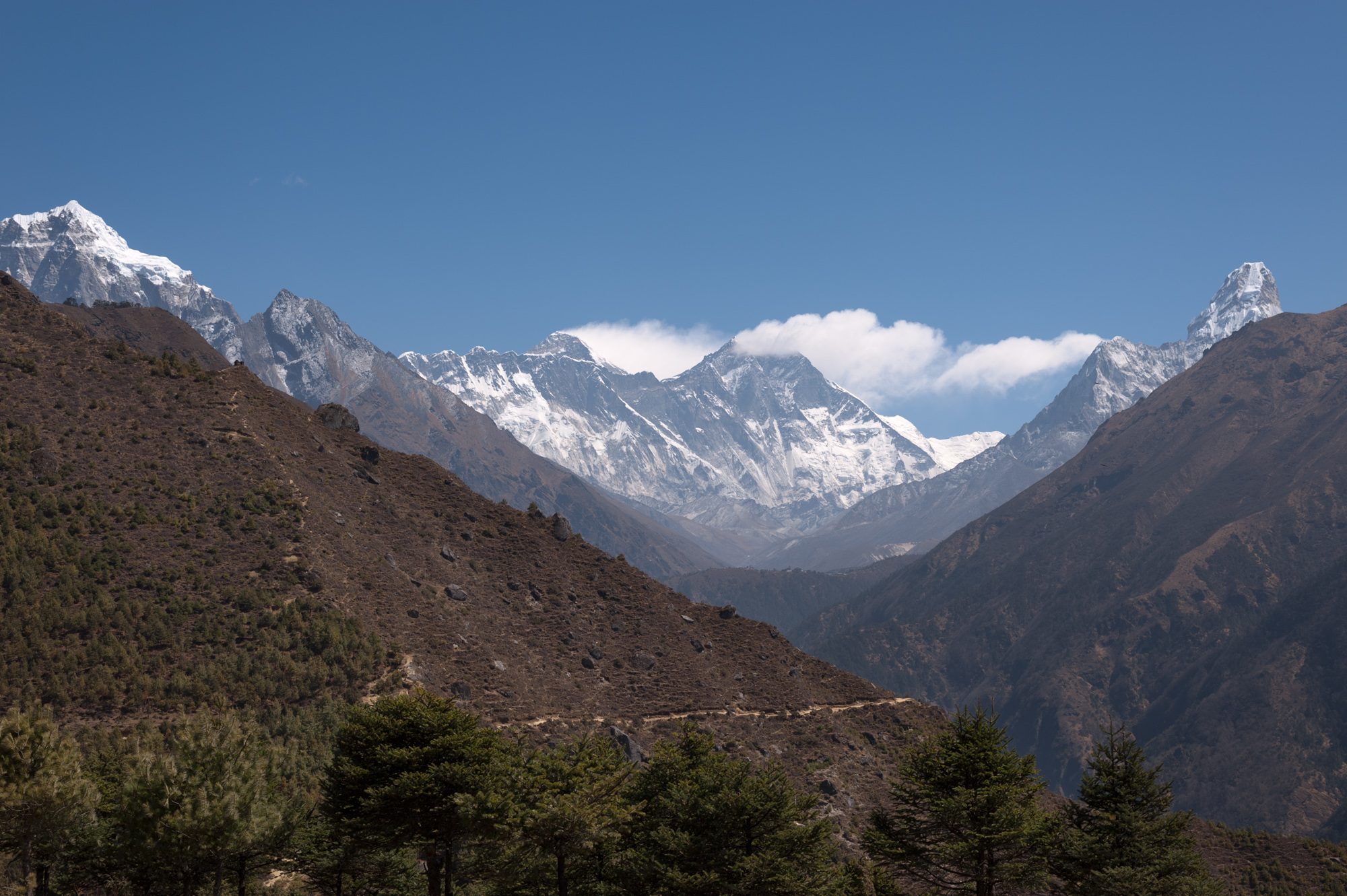 Everest, from above Namche