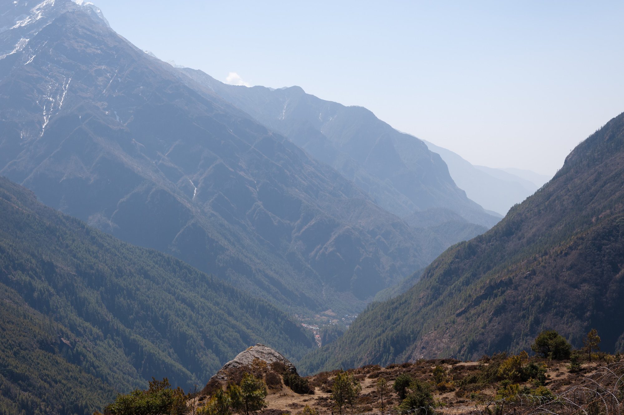 Monjo, from above Namche