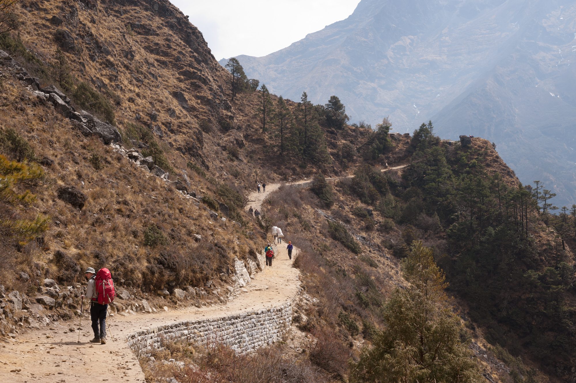 Trail, above Namche