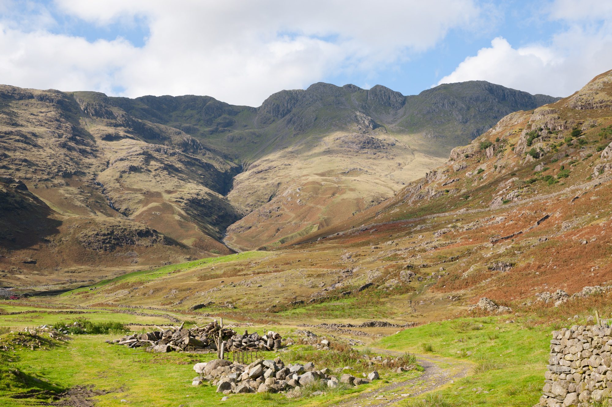 Crinkle Crags from Oxendale