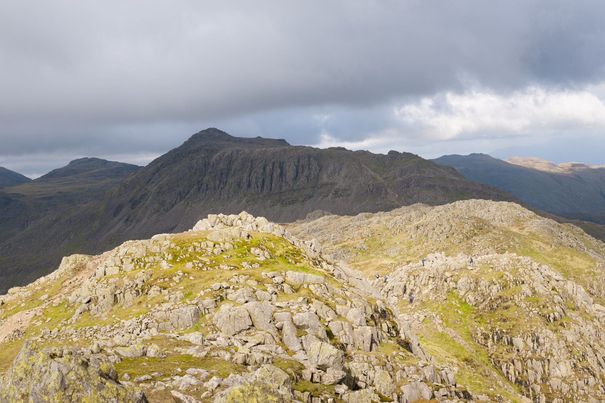 Bowfell from Crinkle Crags