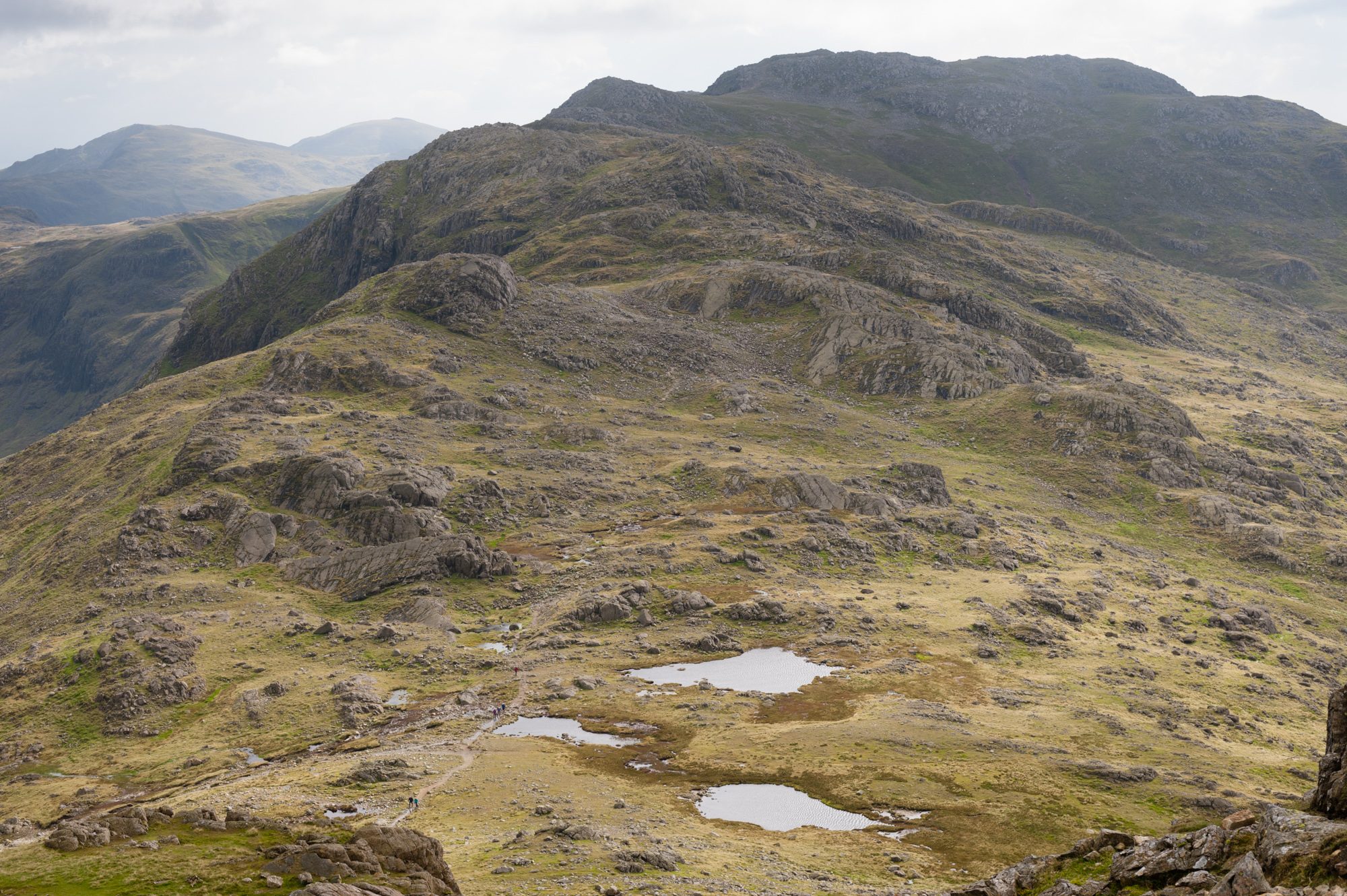 Crinkle Crags and Three Tarns