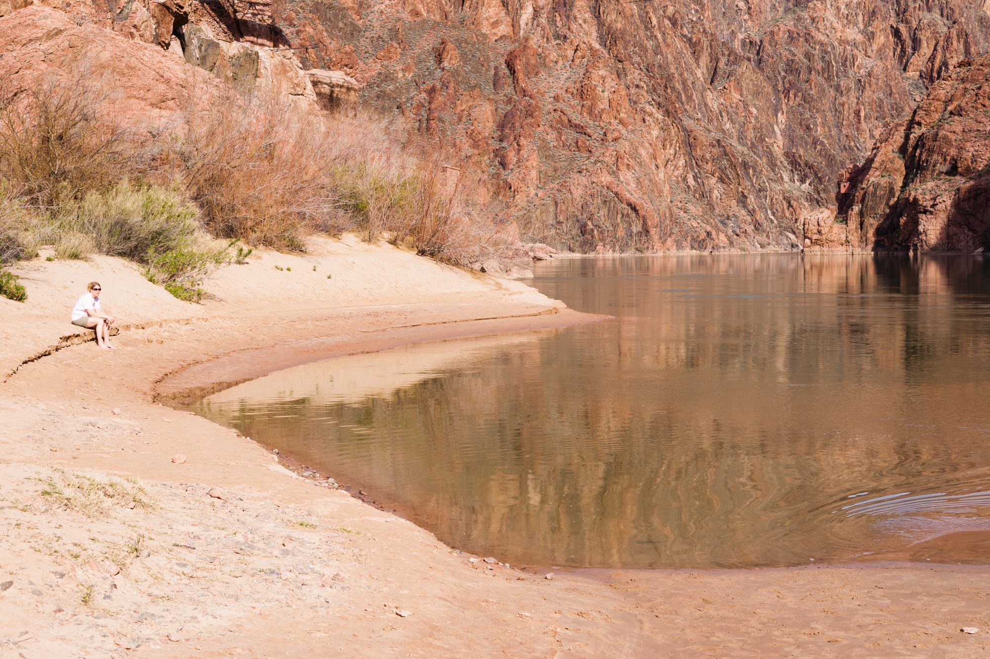 Beach, Colorado River