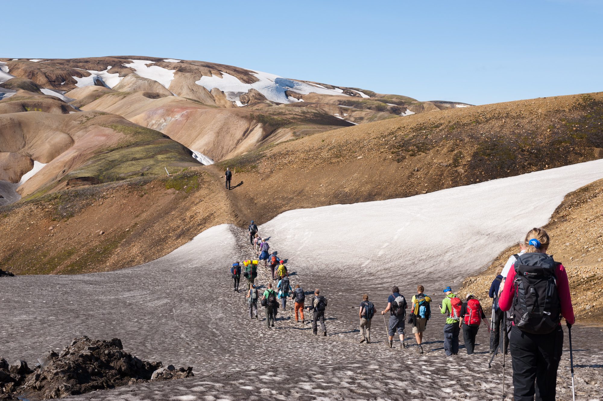 Between Landmannalaugar and Hrafntinnusker