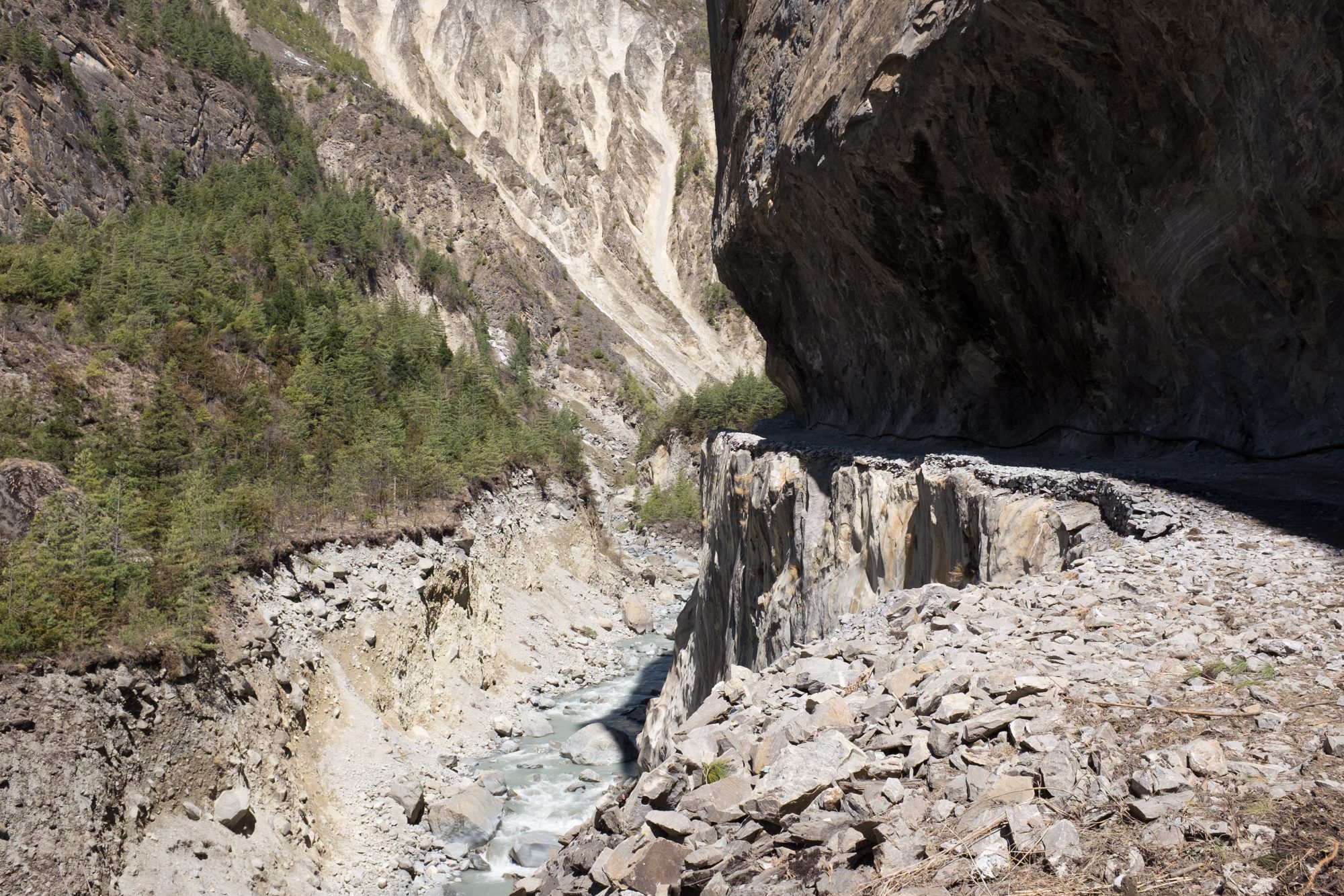 Between Bhratang and Dhikur Pokhari