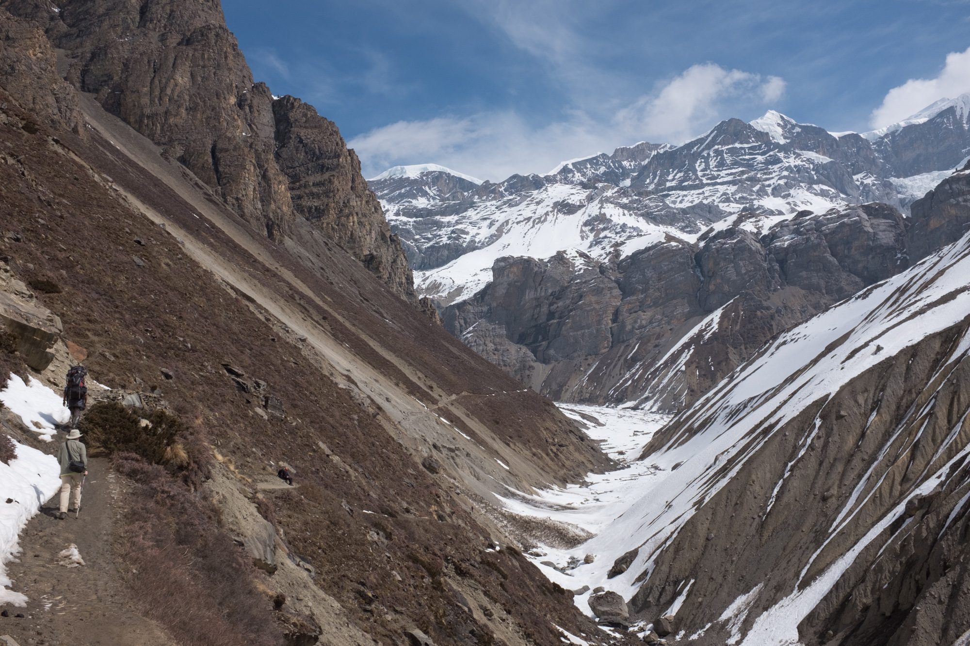 Between Yak Kharka and Thorong Phedi