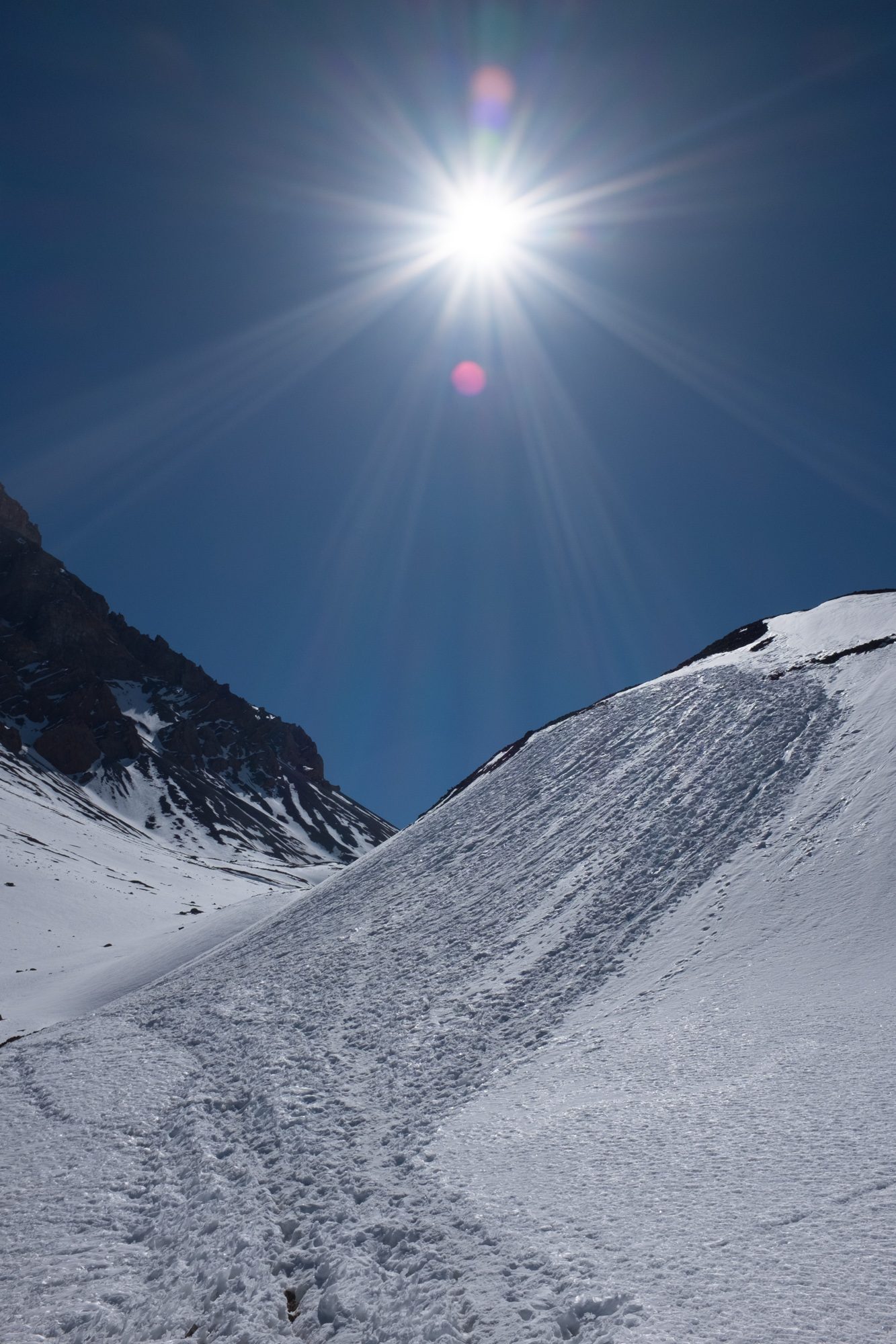 Descending from Thorong La