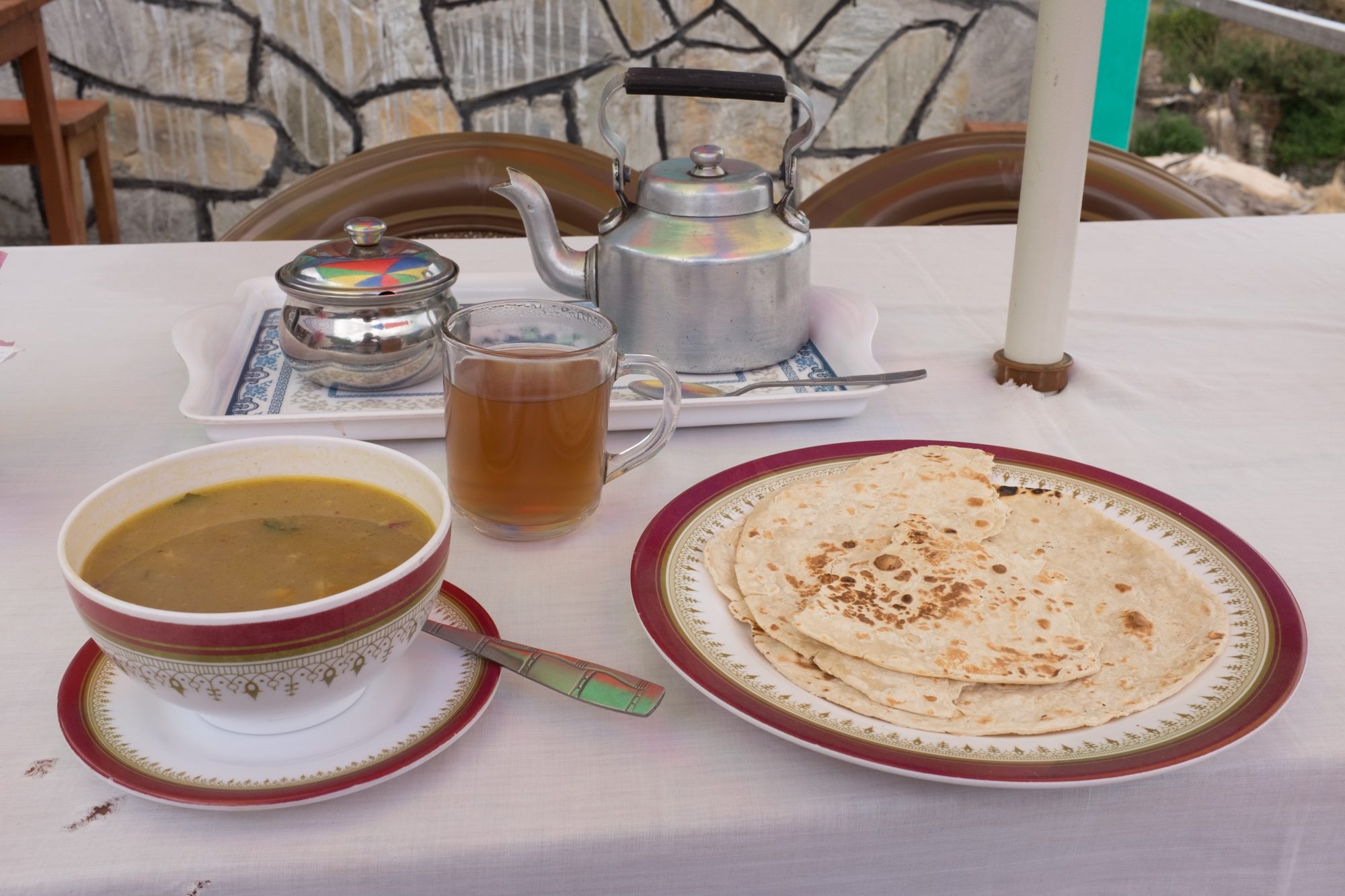 Potato Soup and Chapatis, Shikha